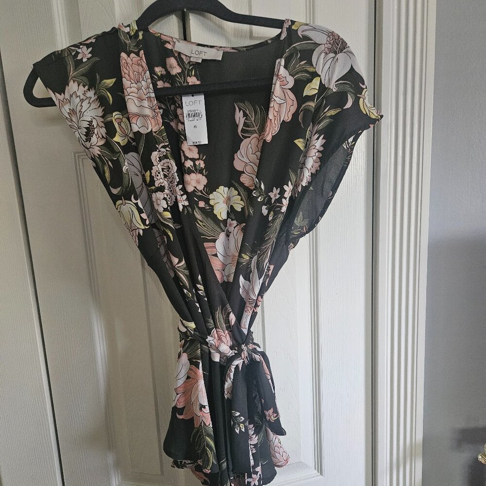 Loft wrap blouse size Medium